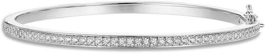 Manufacturer  PAVOI 14K Gold Plated Cubic Zirconia Bangle Tennis Bracelets for Women | Classic Love Cuff Bangle Bracelets  bracelets