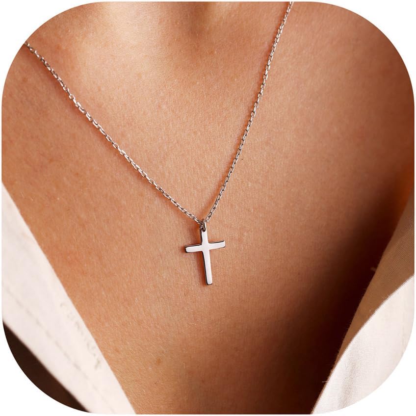 Manufacturer  MONOZO Cross Necklace for Women，14K Gold Plated Cross Necklace Layered Gold Cross Necklace Tiny Sideway Cross Choker Necklace Gold Cross Necklaces for Women Trendy Gold Jewelry Gifts for Women Trendy  necklace