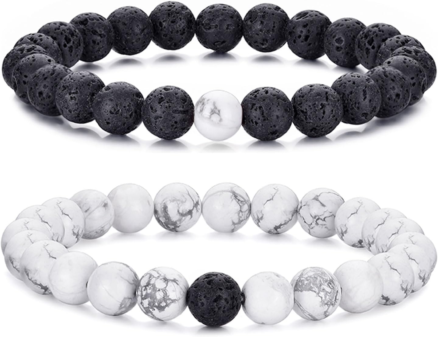 Manufacturer  RANKEEF Tiger Eye Bracelet For Men 8MM Natural Stone Stretch Adjustable Black Crystal Beaded Bracelet for Men Women Gifts  bracelets