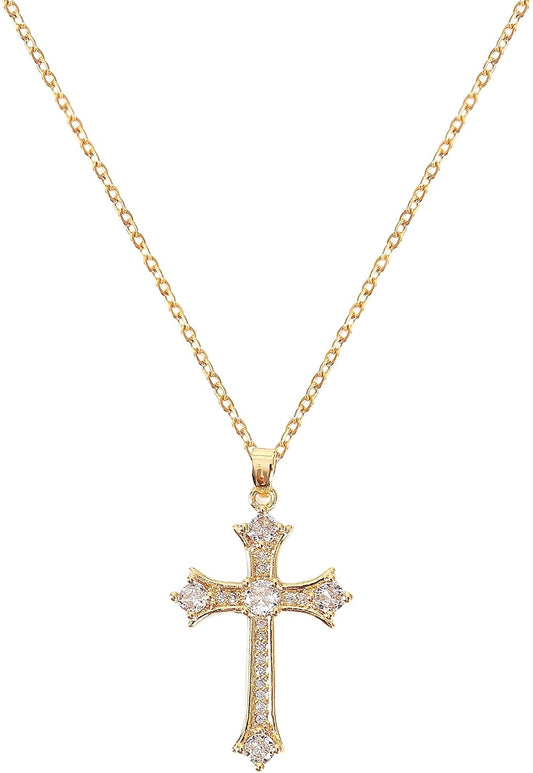 Manufacturer  Cross Pendant Necklace for Women Jewelry Gold Cross Necklaces for Women Cross Necklace Minimalist Trendy Jewelry Valentines Day  necklace
