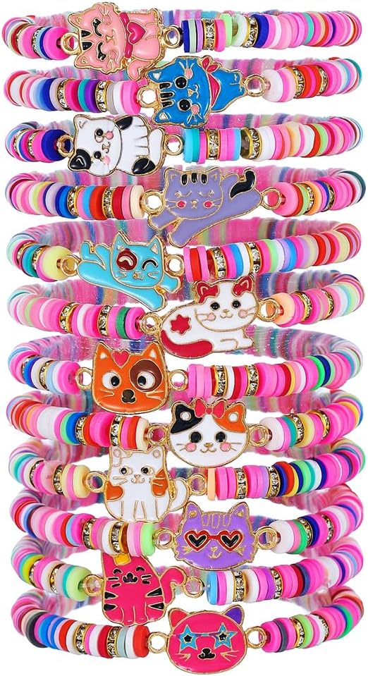 Manufacturer  Friendship Bracelets Boho Stackable Bracelets for Women Surfer Heishi Clay Bead Bracelets Stretch Preppy Bracelets Colorful Boho Bracelets for Women  bracelets