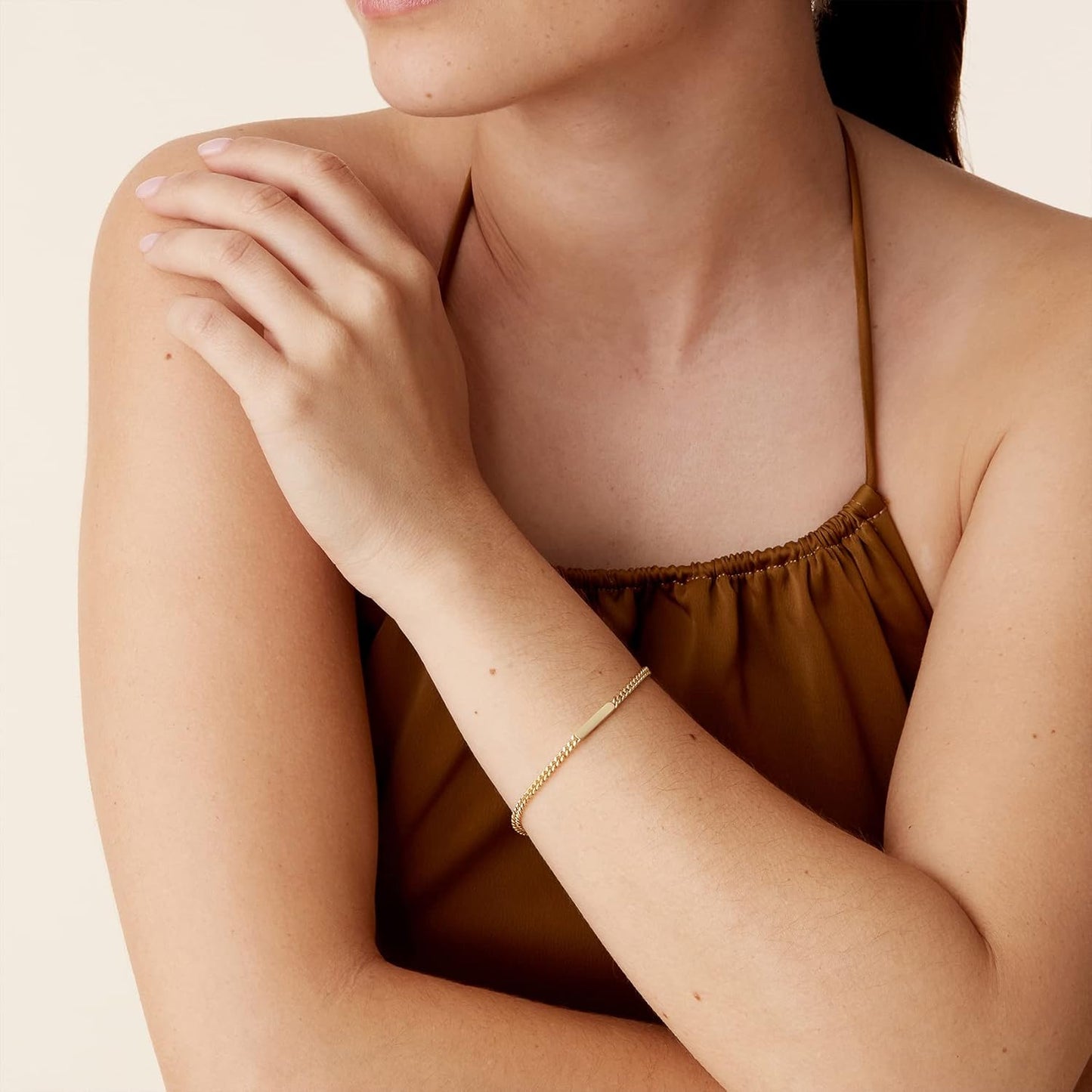 Manufacturer  PAVOI 14K Gold Plated Lightweight Chain Bracelet | Curb Link and Cable Chain Bracelets for Women  bracelets