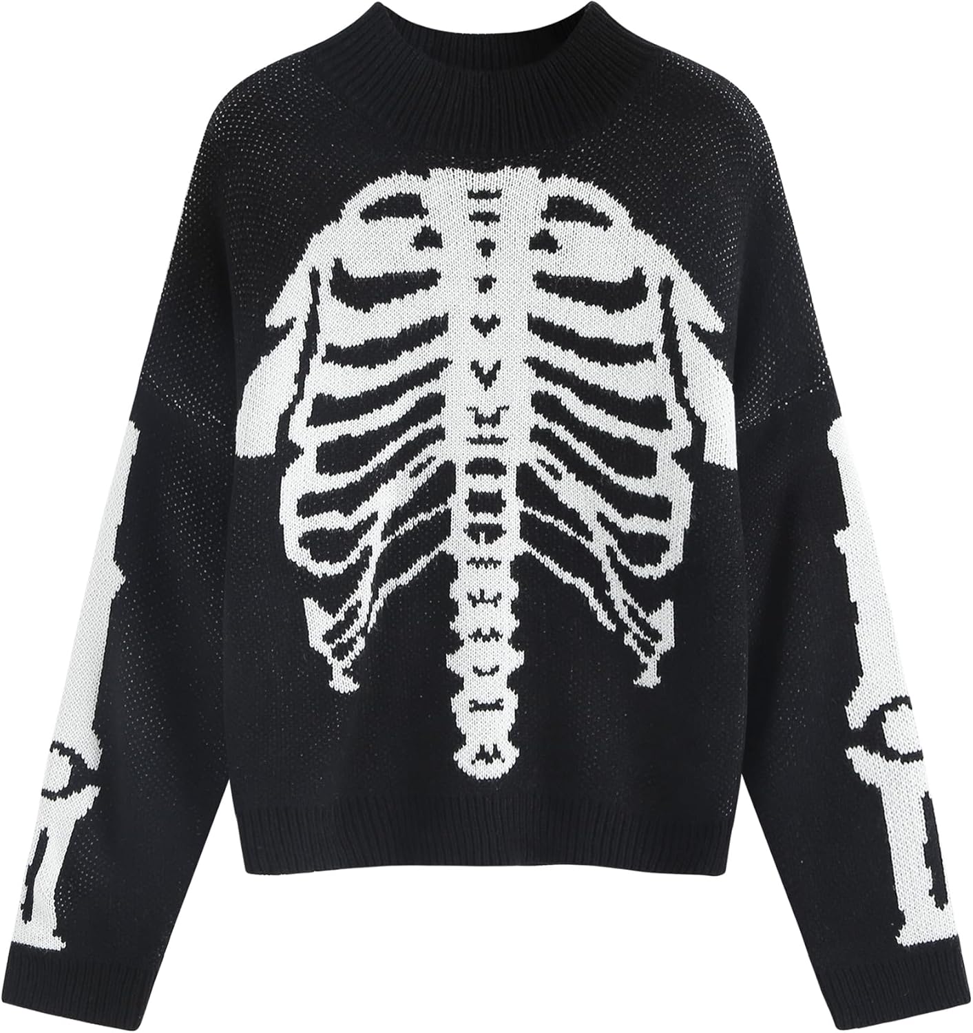 Manufacturer  ZAFUL Women's Cropped Turtleneck Sweater Lantern Sleeve Ribbed Knit Pullover Sweater Jumper   sweaters