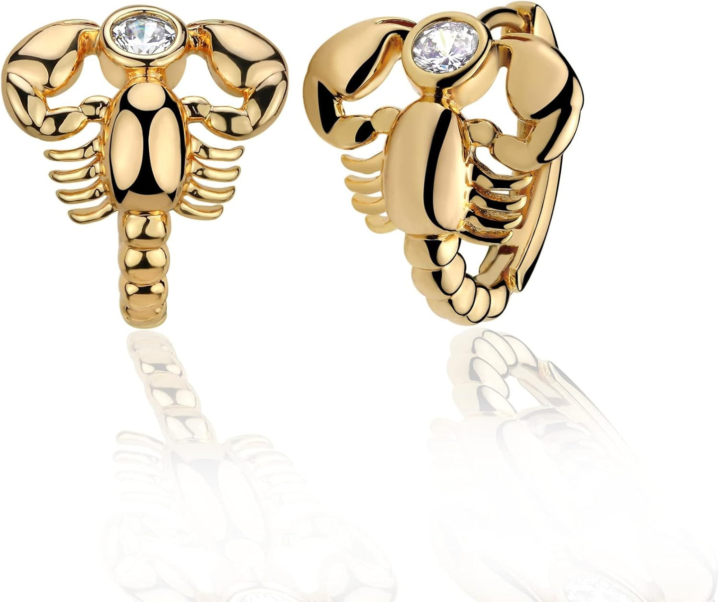 Manufacturer  VACRONA Cubic Zirconia Huggie Earrings 14k Gold Plated Tiny Earrings Small Huggie Hoop Earrings Simple Lightweight Hoops Gift for Women  earring