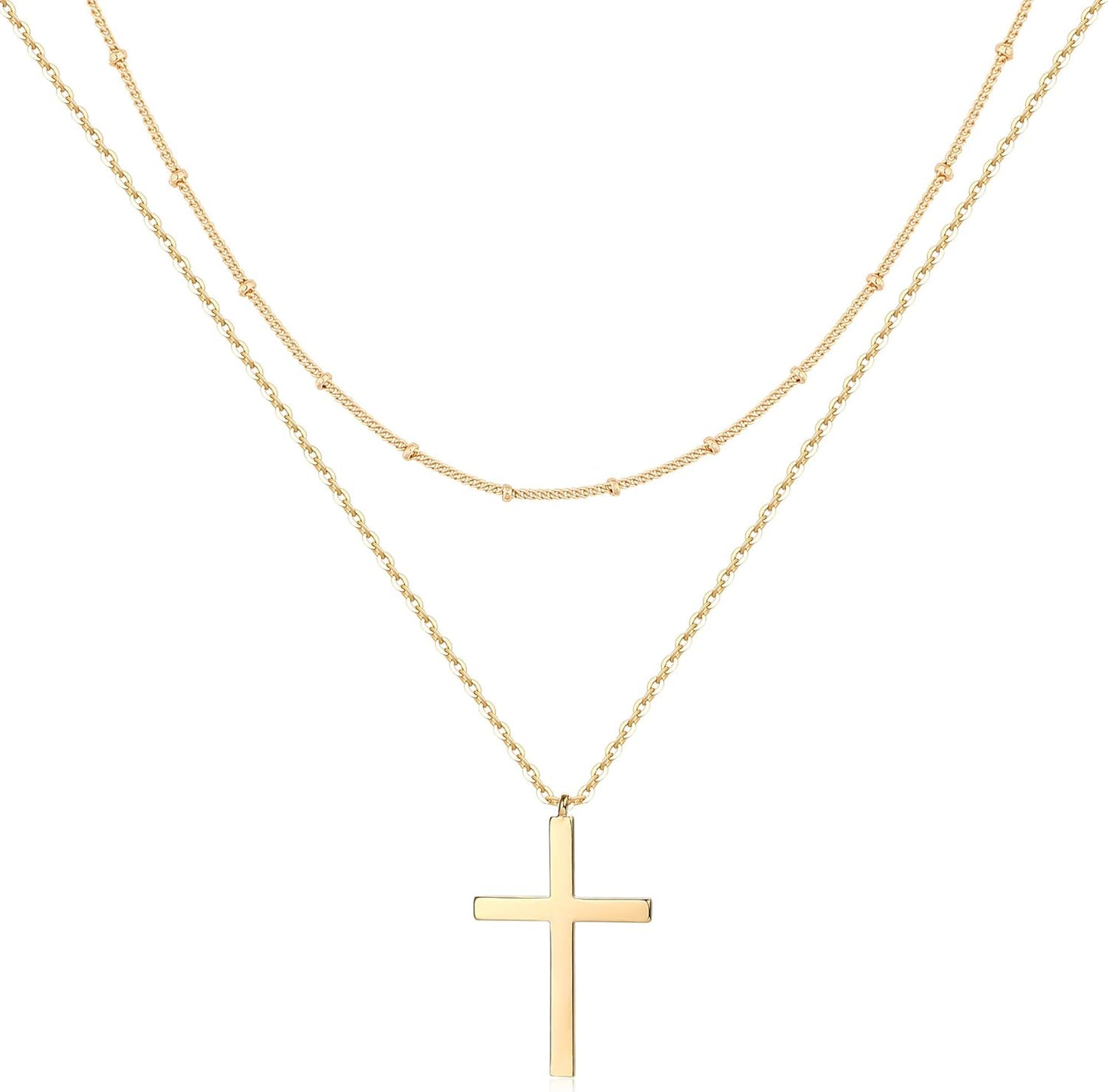 Manufacturer  MEVECCO Layered Heart Necklace Pendant Handmade 18k Gold Plated Dainty Gold Choker Arrow Bar Layering Long Necklace for Women  necklace