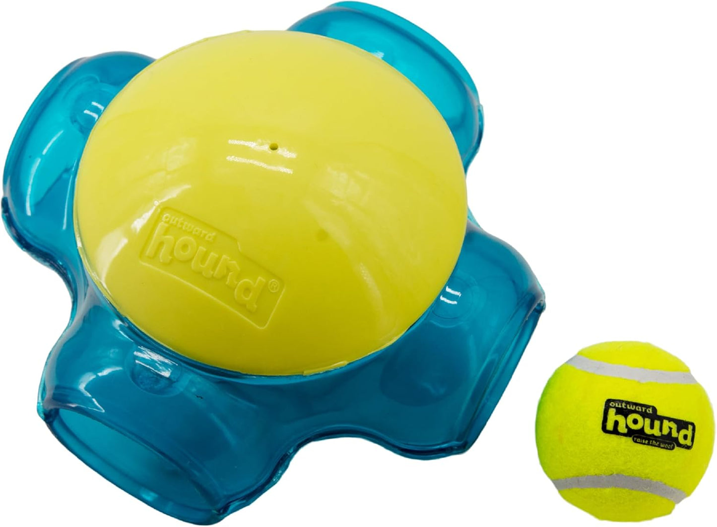 Manufacturer   Outward Hound Squeaker Ballz 4-Pack Tennis Ball Dog Toys with Squeaker, Interactive Fetch Play for Pets Under 50 lbs, Training Balls for Indoor & Outdoor Exercise, Medium, 2.5-inch    Dog toy