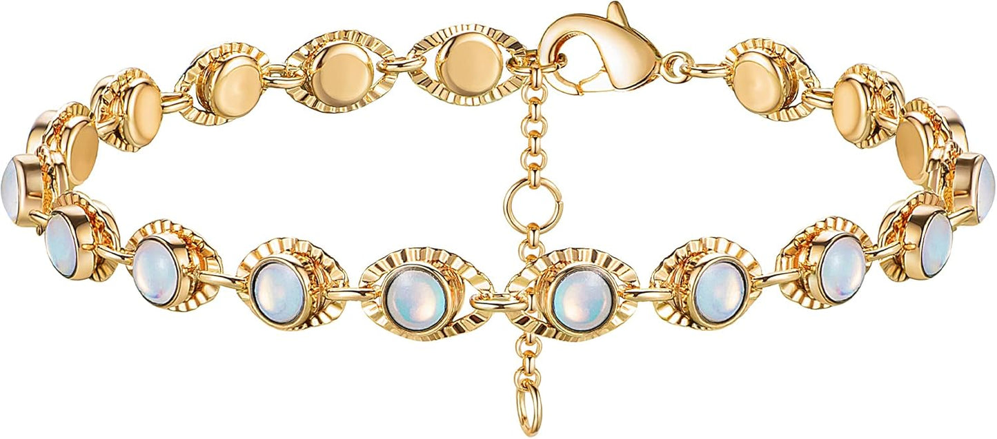 Manufacturer  MEVECCO Bracelet for Women 14K Gold Plated Dainty Chain Simple Jewelry Cute Handmade Minimalist for Her  bracelets