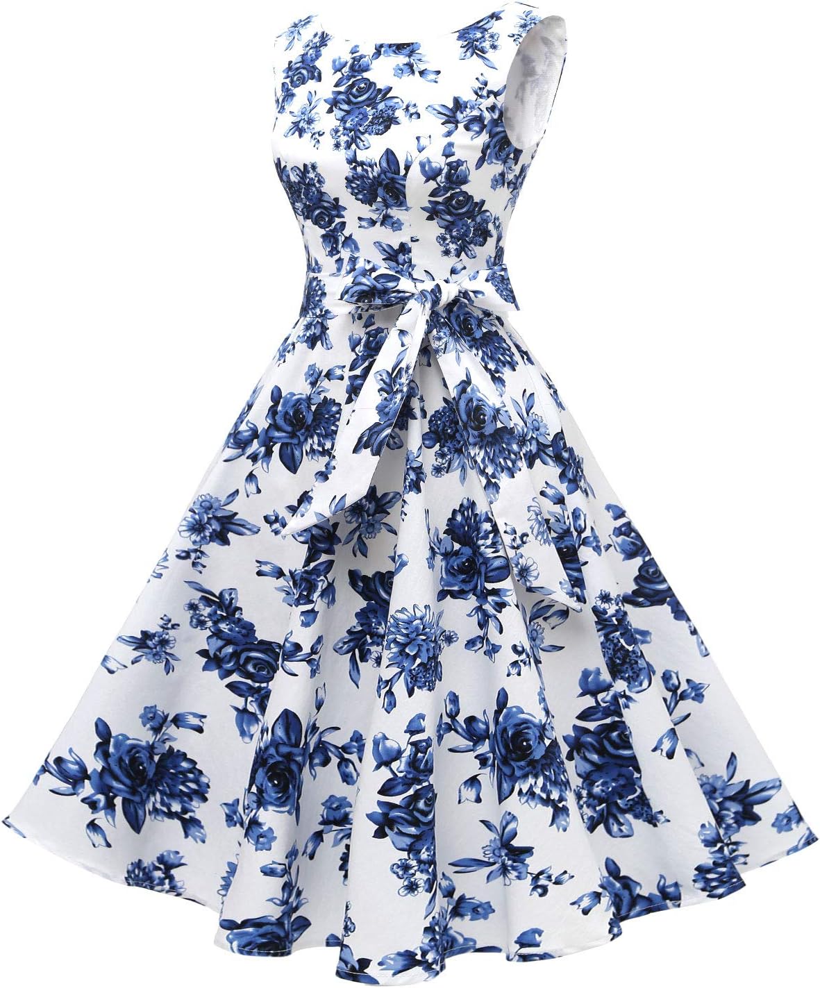 Manufacturer  Hanpceirs Women's Boatneck Sleeveless Swing Vintage 1950s Cocktail Dress New dresses