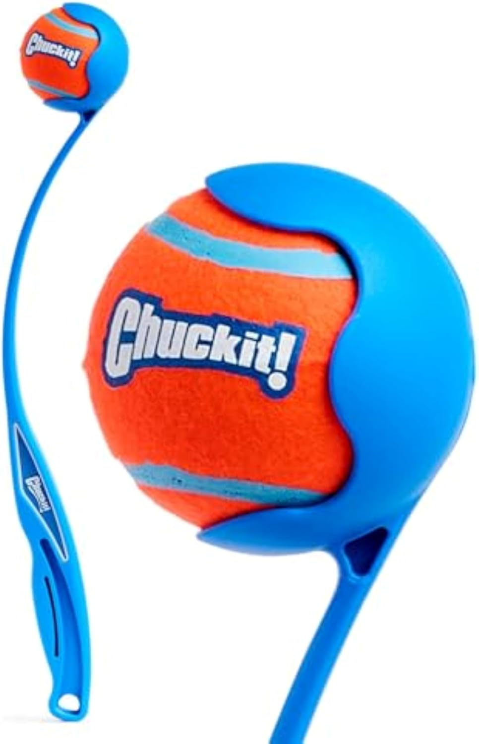 Manufacturer   Chuckit! Dog Ball Launcher - Sport 12" with Medium (2.5"), Dog Fetch Ball Thrower, For Dogs 20-60 Pounds, Made in USA    Dog toy