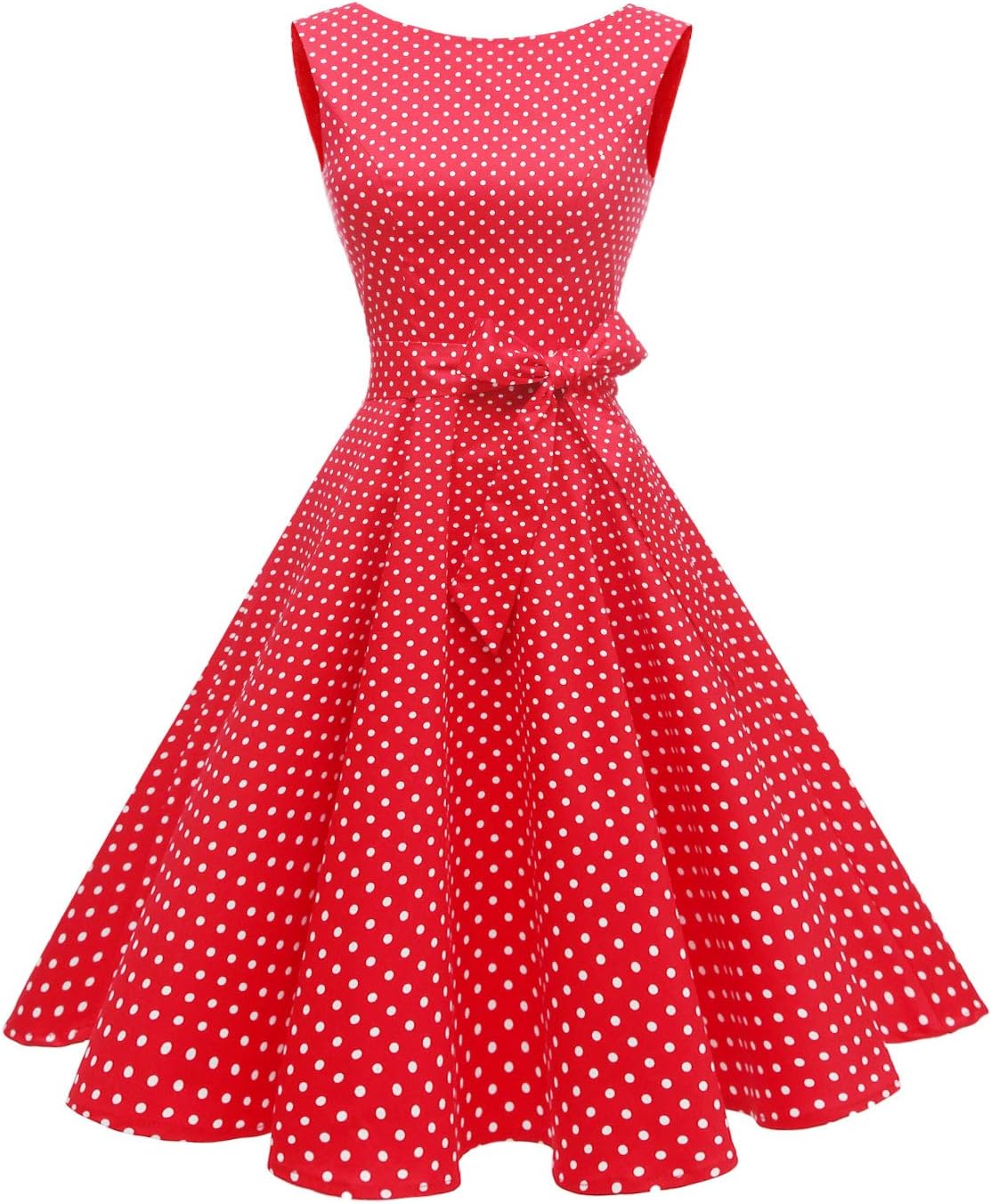 Manufacturer  Hanpceirs Women's Boatneck Sleeveless Swing Vintage 1950s Cocktail Dress New dresses