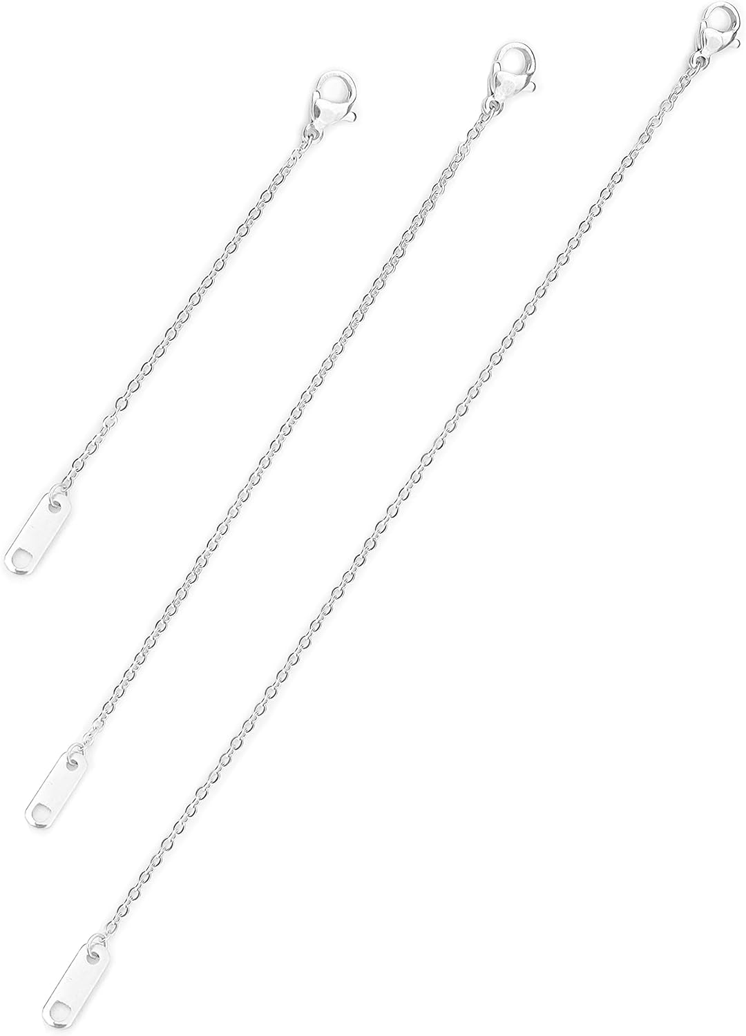 Manufacturer  Altitude Boutique 18k Gold Plated Necklace Extenders Delicate Necklace Extender Chain Set for Women 3 Piece Set, Extensions 2", 4", 6" Inches Hypoallergenic in Gold, Rose Gold, or Silver  Necklace