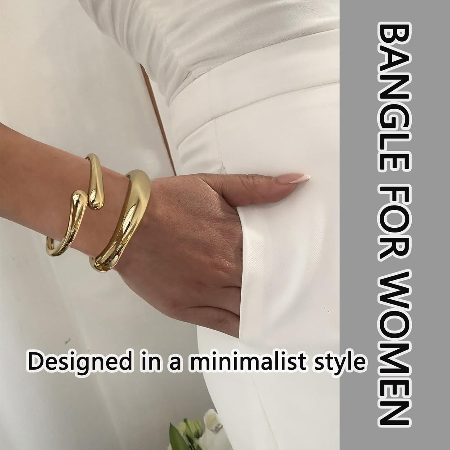 Manufacturer  Chunky Gold Bangles Bracelets for Women Gold Cuff Bracelet Set Waterproof Non Tarnish Stack Bracelet for Women Gifts  bracelets