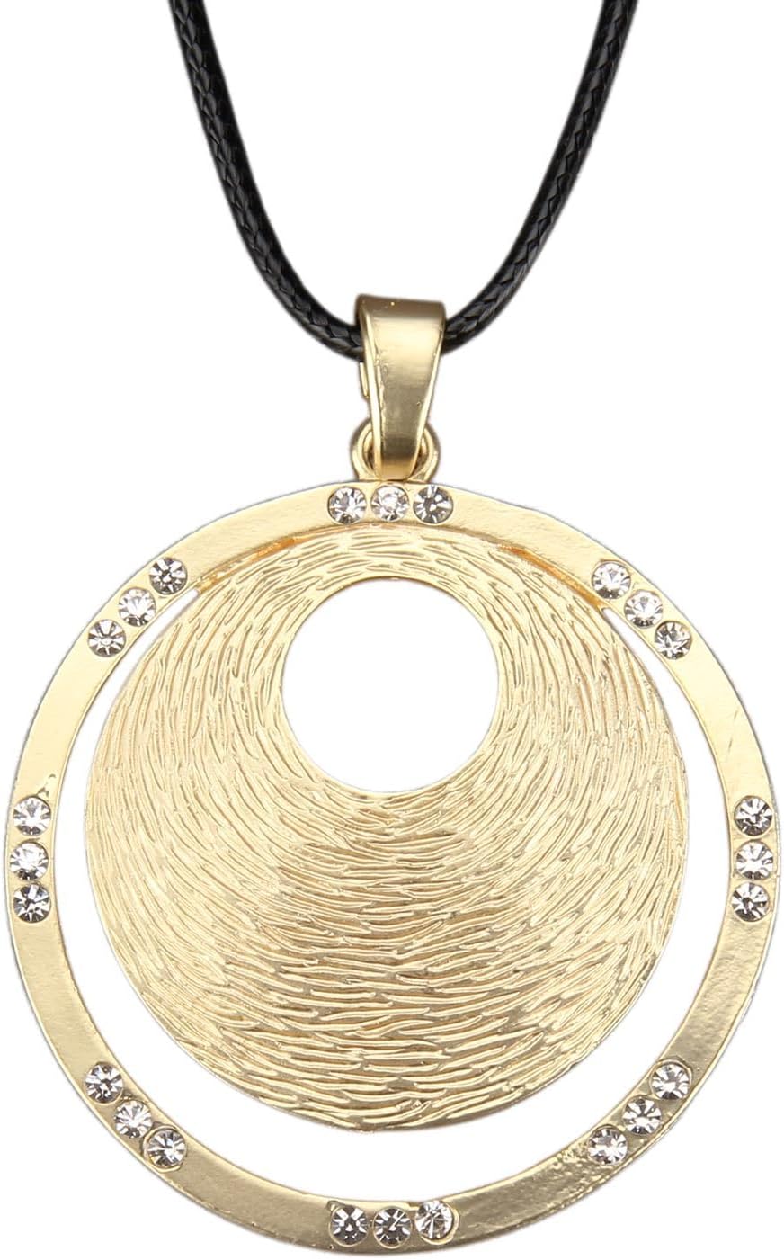 Manufacturer  Boho Necklaces for Women Chunky Circle Necklace Layered Boho Circle Leather Choker Necklace Long Vintage Necklaces Bohemian Jewlery Gifts  necklace