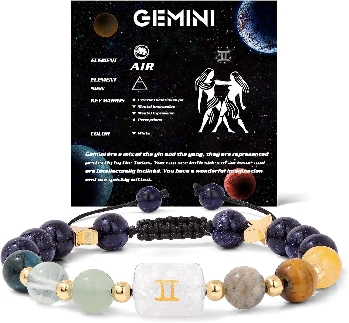 Manufacturer  GolbalJew Zodiac Bracelets for Women 12 Constellations Healing Crystal Stone Beads Bracelet Birthday Zodiac Gifts Horoscope Spiritual Bracelet  bracelets