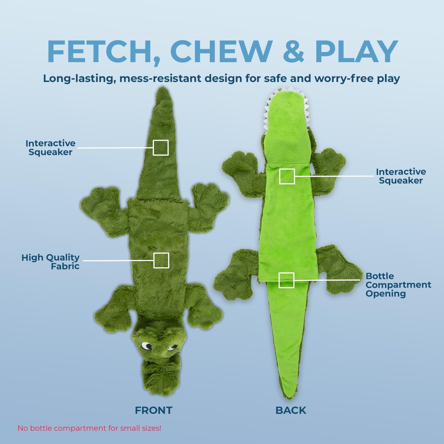 Manufacturer   Best Pet Supplies Squeaky Dog Toys with Soft Durable Fabric for Small, Medium and Large Pets Interactive Toy for Indoor Play, Supports Active Biting and Play - 4 Figures, Small    Dog toy