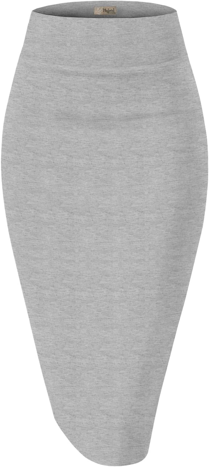 Manufacturer  Hybrid & Company Women's Premium Nylon Ponte Stretch High Waist Pencil Suit Skirts Below Knee