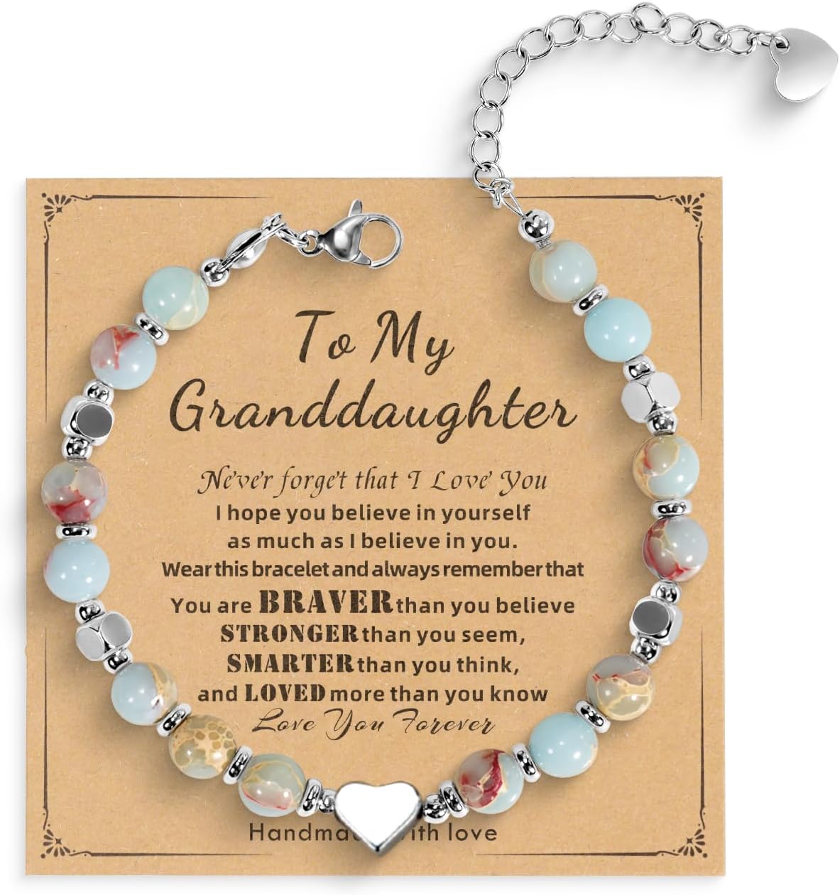 Manufacturer  Beaded Bracelets for Women - Sometimes You Forget You're Awesome Inspirational Jewelry - Ideal Graduation Gift 2025, Birthday Present or Best Friendship Bracelets  bracelets