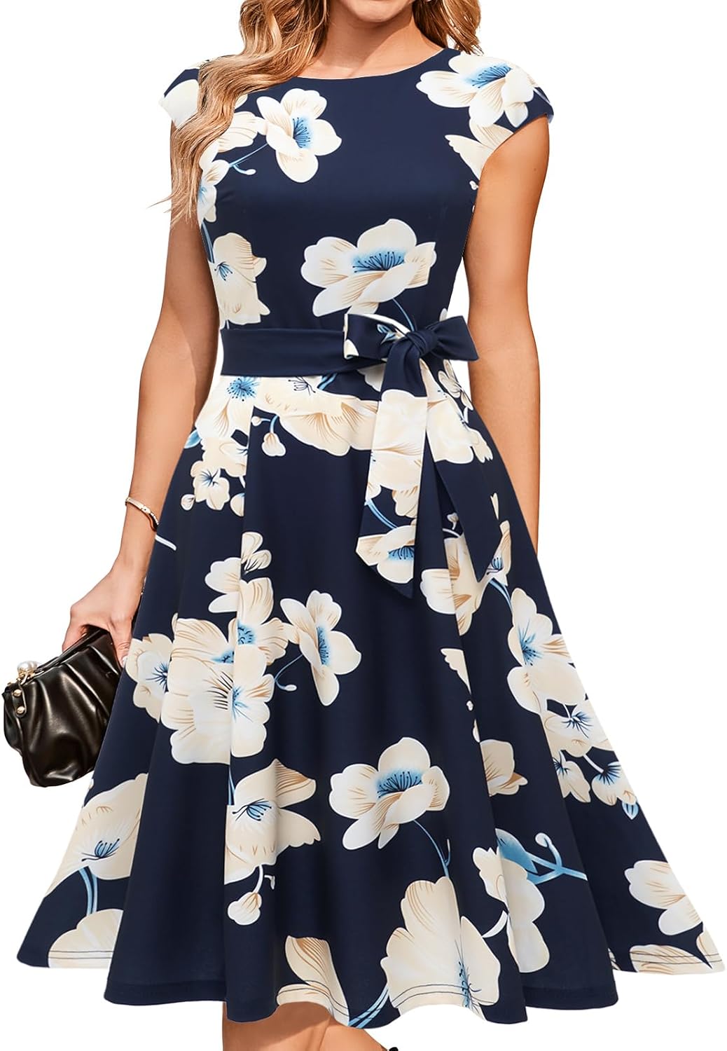 Manufacturer  DRESSTELLS Women's Cocktail Dresses, Formal Wedding Guest Modest Church Vintage Holiday Party Evening Dress dresses