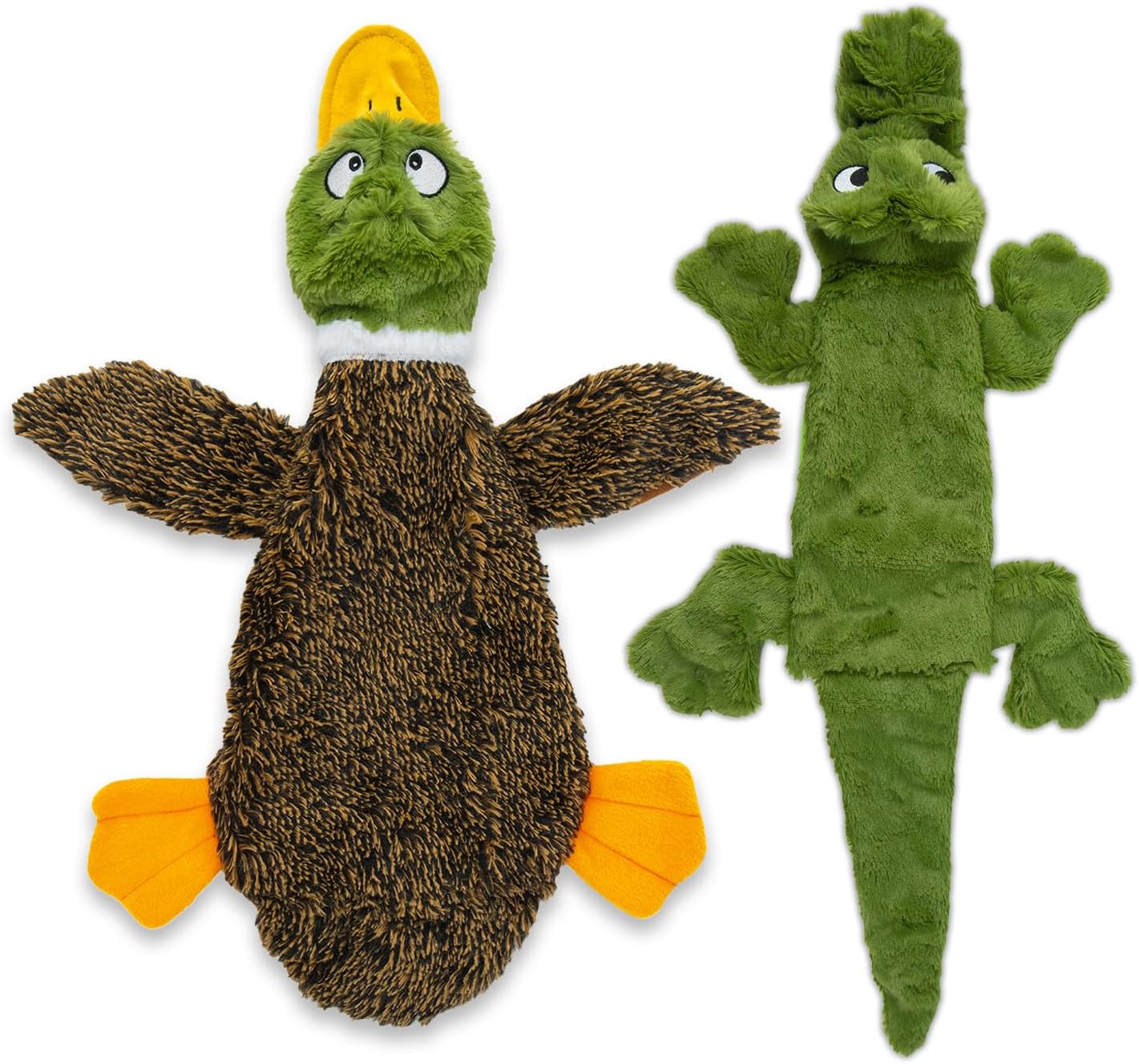 Manufacturer   Best Pet Supplies Squeaky Dog Toys with Soft Durable Fabric for Small, Medium and Large Pets Interactive Toy for Indoor Play, Supports Active Biting and Play - 4 Figures, Small    Dog toy