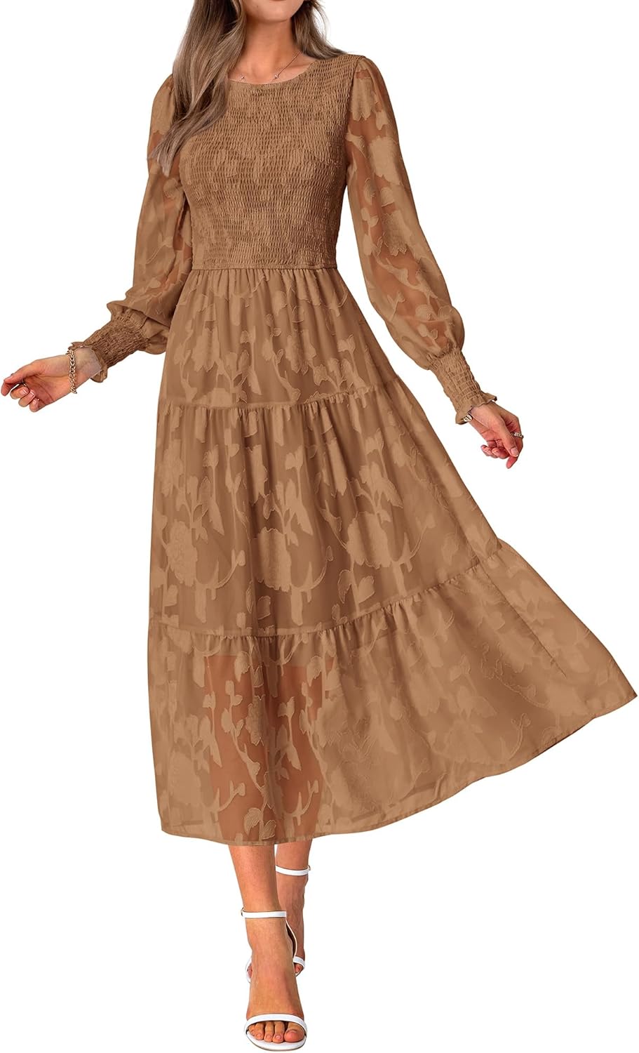 Manufacturer  BTFBM Wedding Guest Dresses for Women Fall Fashion  Casual Long Sleeve Floral Maxi Boho Homecoming Dress dresses