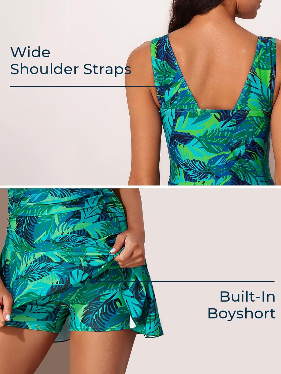 Manufacturer  MiYang Women's Plus-Size Flower Printing Shaping Body One Piece Swim Dresses Swimsuit  Swimsuit