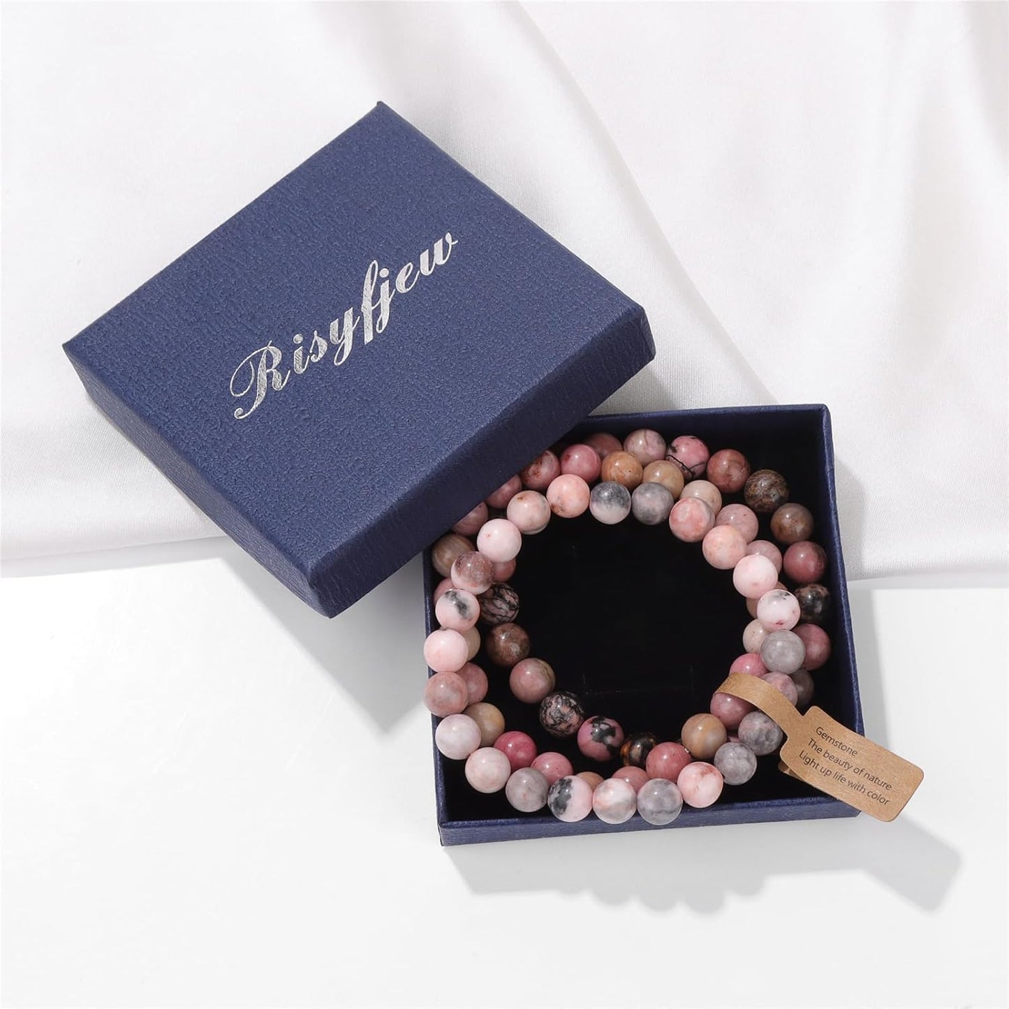 Manufacturer  3 PCS Healing Crystal Bracelets for Women 8mm Natural Stone Beaded Stretch Bracelet Amethyst Jewelry Gifts  bracelets