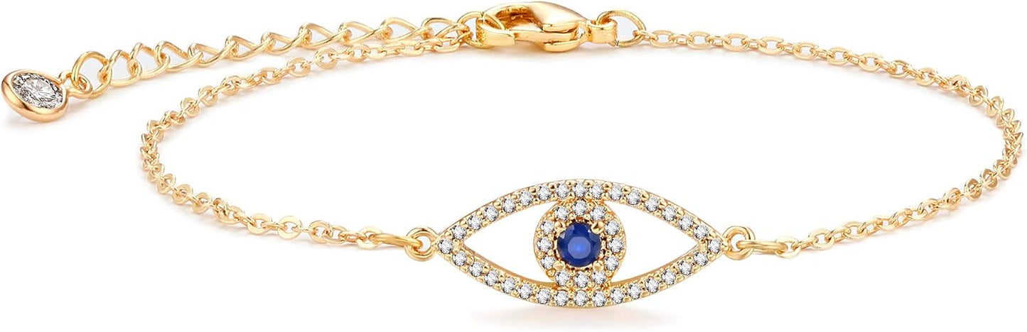 Manufacturer  MEVECCO Bracelet for Women 14K Gold Plated Dainty Chain Simple Jewelry Cute Handmade Minimalist for Her  bracelets