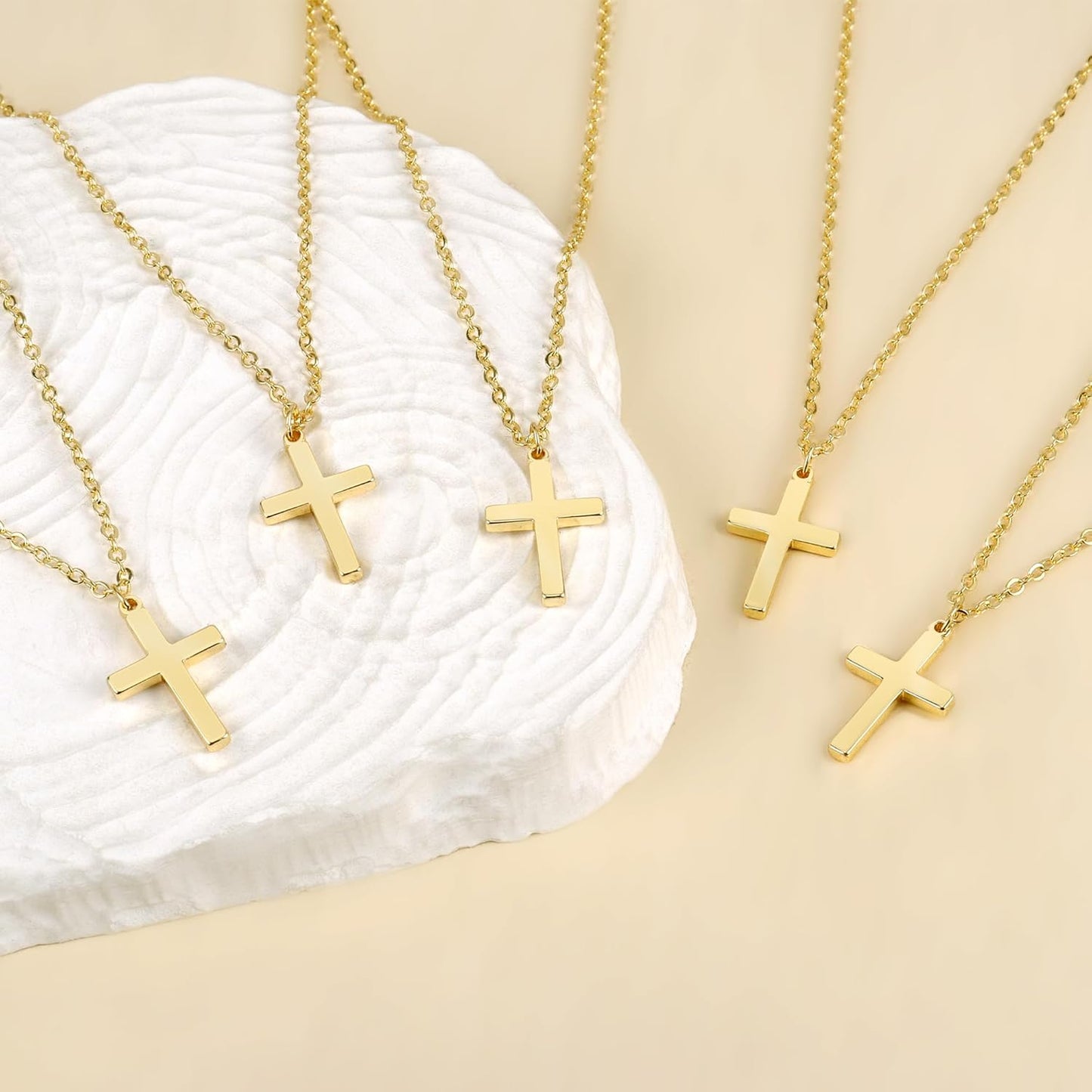 Manufacturer  Layered Cross Necklace for Women,14K Gold Plated/Sterling Silver Plated Choker Necklaces for Women Stack Simple Cross Pendant Necklaces Jewelry for Women Trendy  necklace