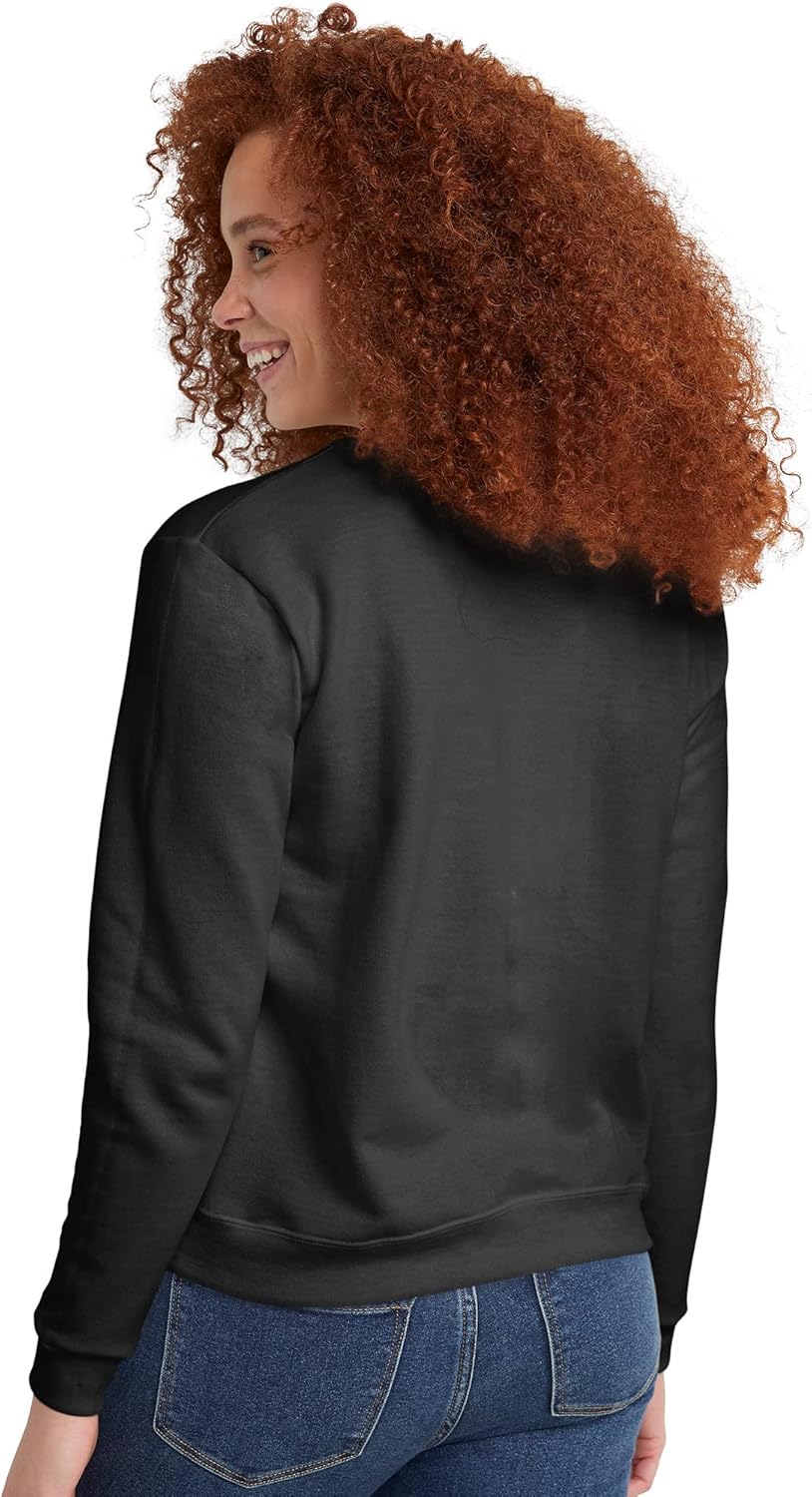 Manufacturer  Hanes womens Crewneck Sweatshirt, Ecosmart Fleece Pullover With V-notch, Sweatshirt for Women   sweaters
