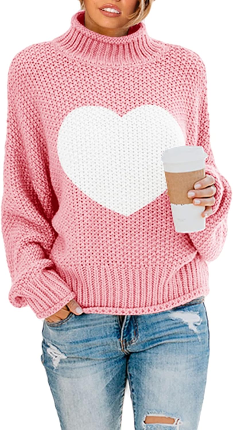 Manufacturer  Saodimallsu Womens Turtleneck Oversized Sweaters Batwing Long Sleeve Pullover Loose Chunky Knit Jumper   sweaters