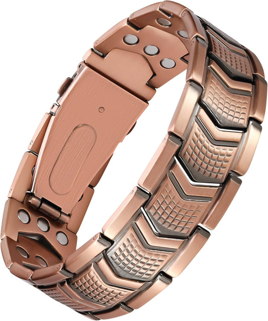 Manufacturer  Jecanori Copper Bracelet for Men, 3X Strength Magnetic Bracelets for Men  bracelets