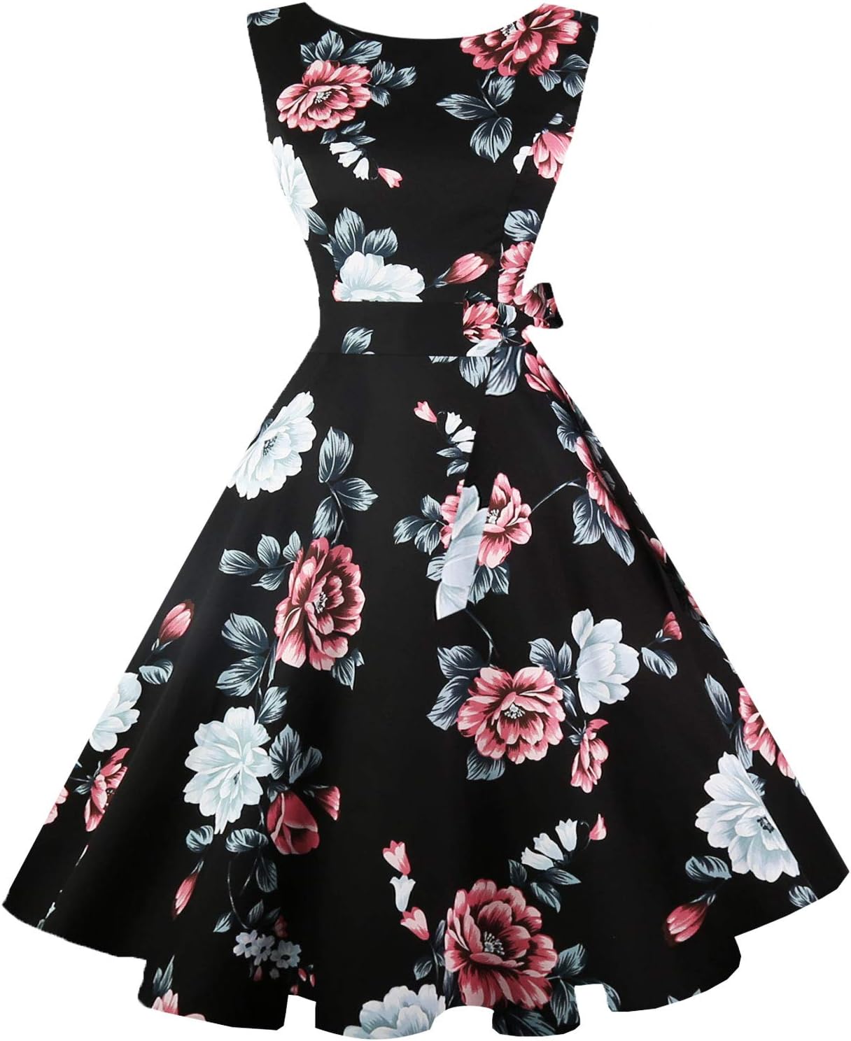 Manufacturer  Hanpceirs Women's Boatneck Sleeveless Swing Vintage 1950s Cocktail Dress New dresses