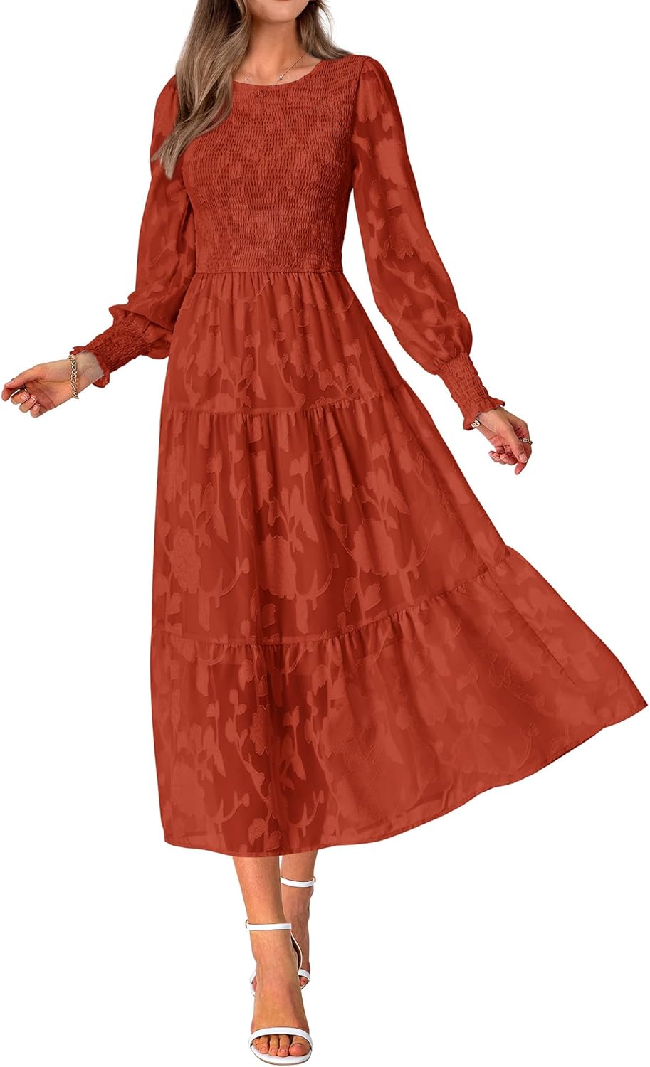 Manufacturer  BTFBM Wedding Guest Dresses for Women Fall Fashion  Casual Long Sleeve Floral Maxi Boho Homecoming Dress dresses