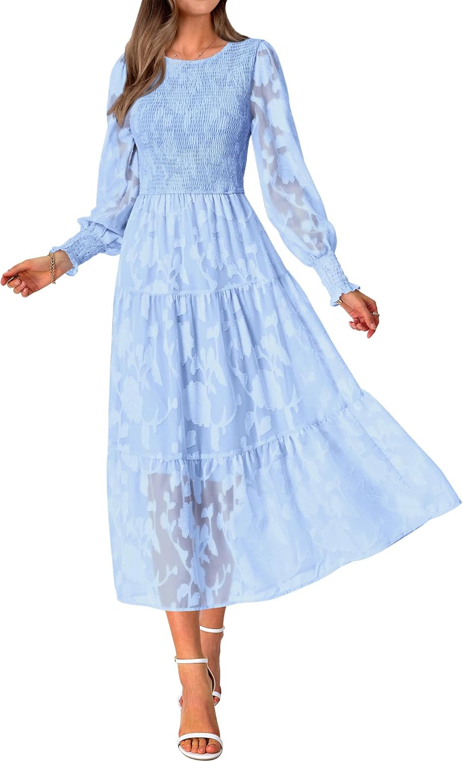 Manufacturer  BTFBM Wedding Guest Dresses for Women Fall Fashion  Casual Long Sleeve Floral Maxi Boho Homecoming Dress dresses