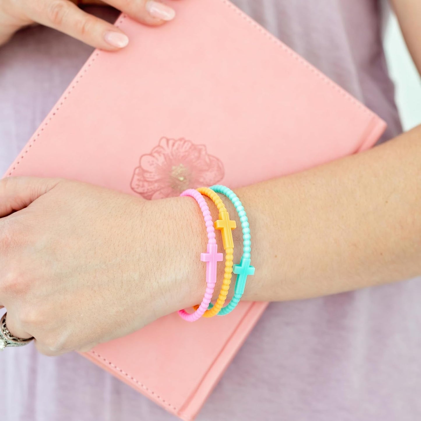 Manufacturer  Ryan & Rose Jesus Bracelets - Cross Silicone Bracelet  bracelets
