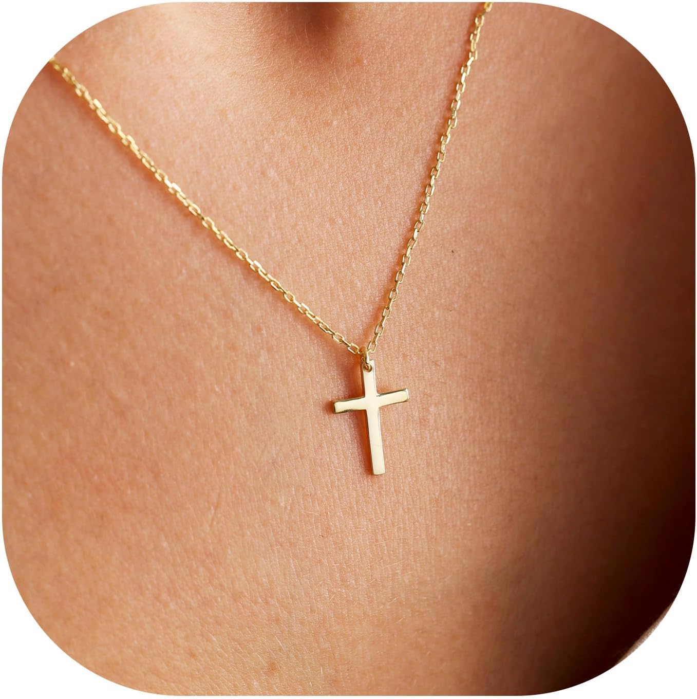 Manufacturer  MONOZO Cross Necklace for Women，14K Gold Plated Cross Necklace Layered Gold Cross Necklace Tiny Sideway Cross Choker Necklace Gold Cross Necklaces for Women Trendy Gold Jewelry Gifts for Women Trendy  necklace