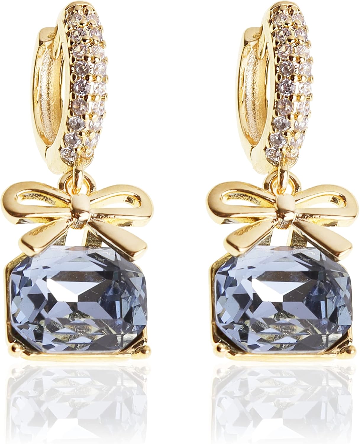 Manufacturer  Sonateomber Gold Silver Small Hoop Dangle Earrings for Women, Trendy Dainty Rhinestone CZ Dangling Prom Wedding Leaf Flower Snowflake Butterfly Starfish Fashion Jewelry Gift  earring