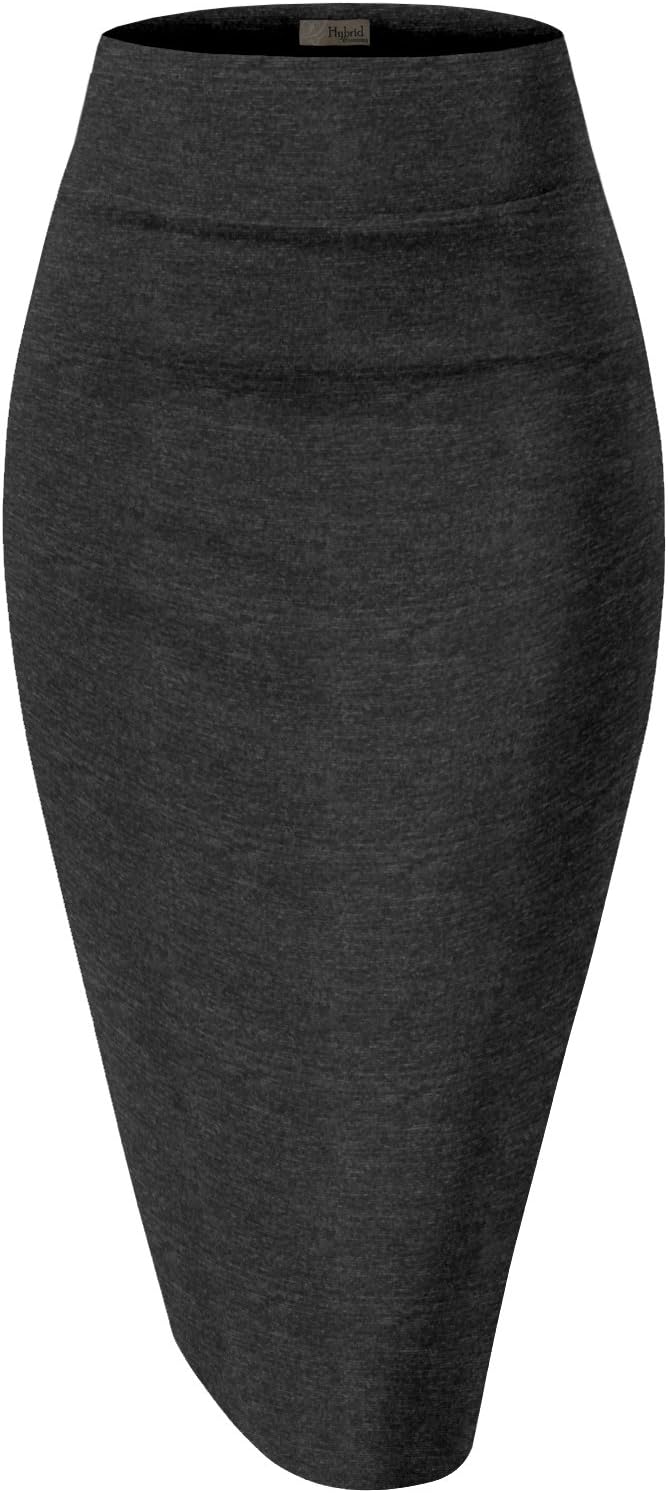 Manufacturer  Hybrid & Company Women's Premium Nylon Ponte Stretch High Waist Pencil Suit Skirts Below Knee