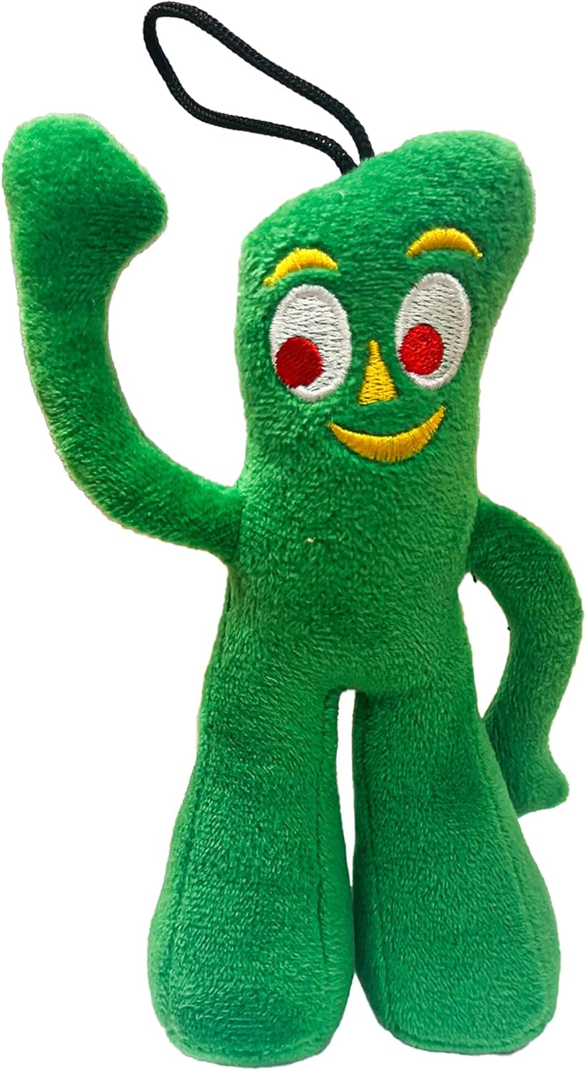 Manufacturer   Multipet Gumby Dog Plush Toy - Squeaky Toy for All Dogs - Extra Soft Plush w/ Flexible Legs & Arms - Stuffed Animal for Cuddling & Playing - Cute Dog Pet Toy (9", Green)    Dog toy