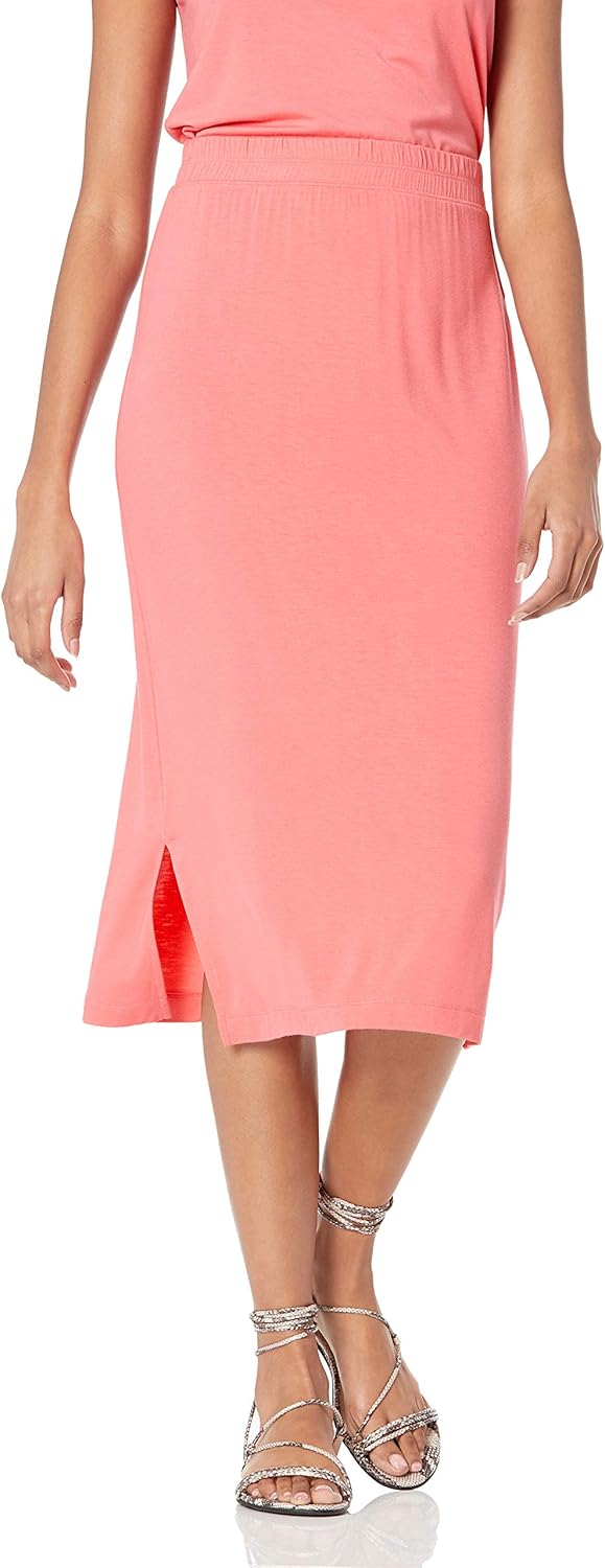Manufacturer  Women's Pull-On Knit Midi Skirt (Available in Plus Size) dresses