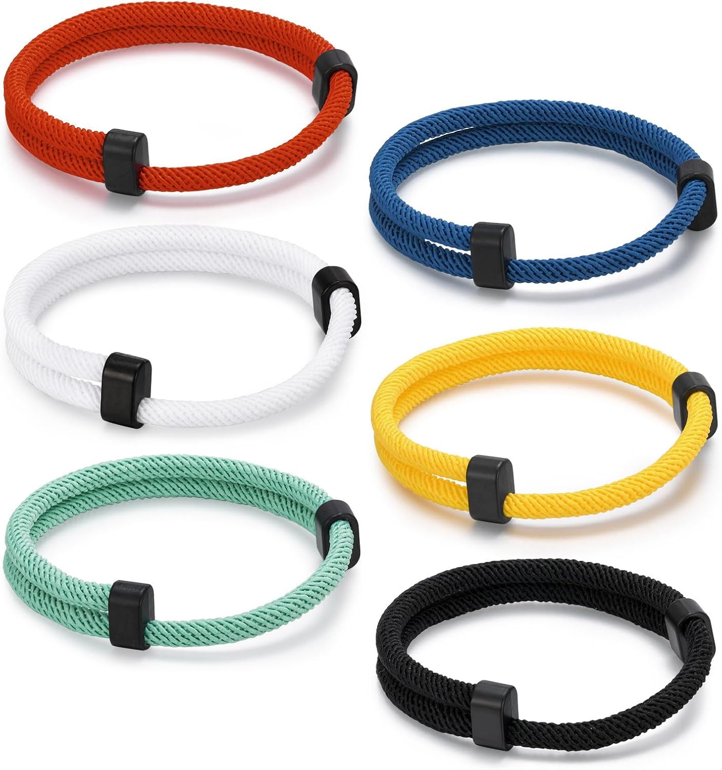 Manufacturer  TempBeau Nautical Braided Rope Bracelets Set - 6 Pcs Adjustable Braided Cord Bracelet, Handmade Navy Marine String Bracelet with Metal Knot, Men Women Braided Bracelets Gifts  bracelets