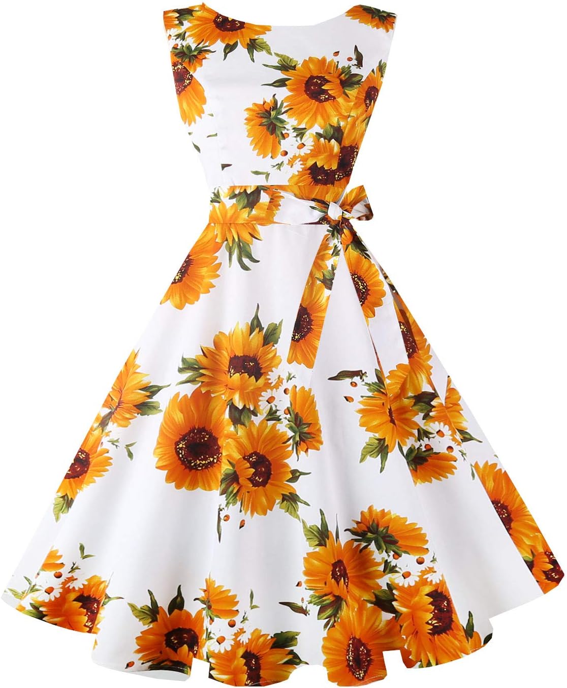 Manufacturer  Hanpceirs Women's Boatneck Sleeveless Swing Vintage 1950s Cocktail Dress New dresses