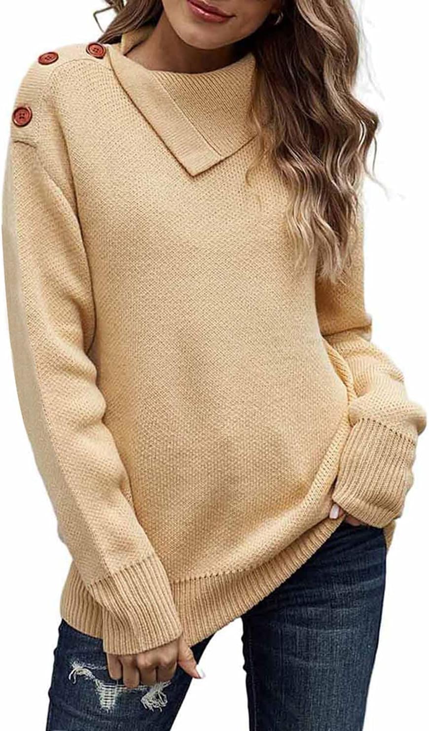 Manufacturer  Necooer Womens Sweater Pullover Casual Long Sleeve Crewneck Color Block Pullover Knit Sweater for Women   sweaters