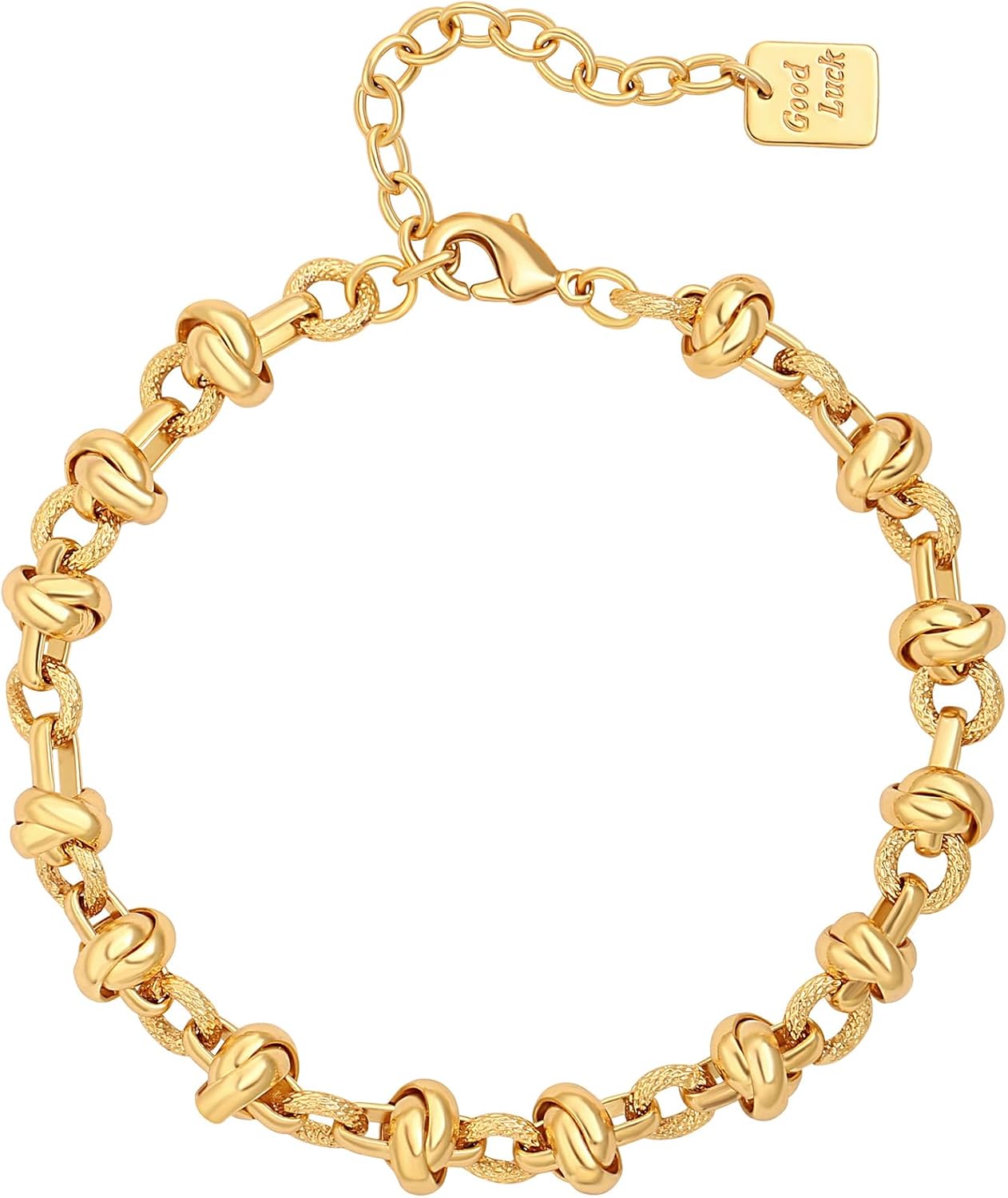 Manufacturer  SOFYBJA 18k Gold Plated Personalized Chunky Cuban Oval Link Chain Bracelets for Men Toggle Rope Bracelet Jewelry for Women  bracelets