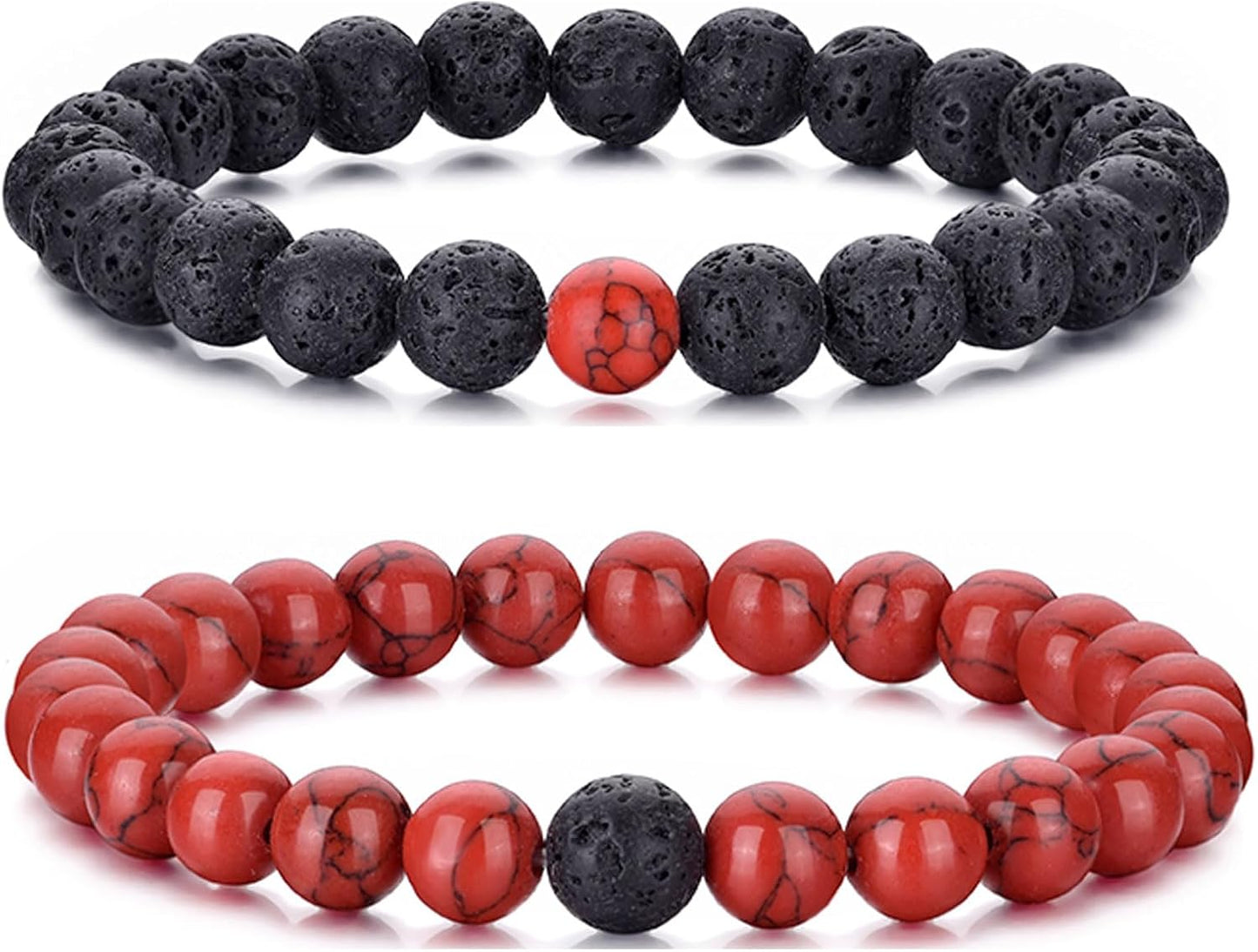 Manufacturer  RANKEEF Tiger Eye Bracelet For Men 8MM Natural Stone Stretch Adjustable Black Crystal Beaded Bracelet for Men Women Gifts  bracelets