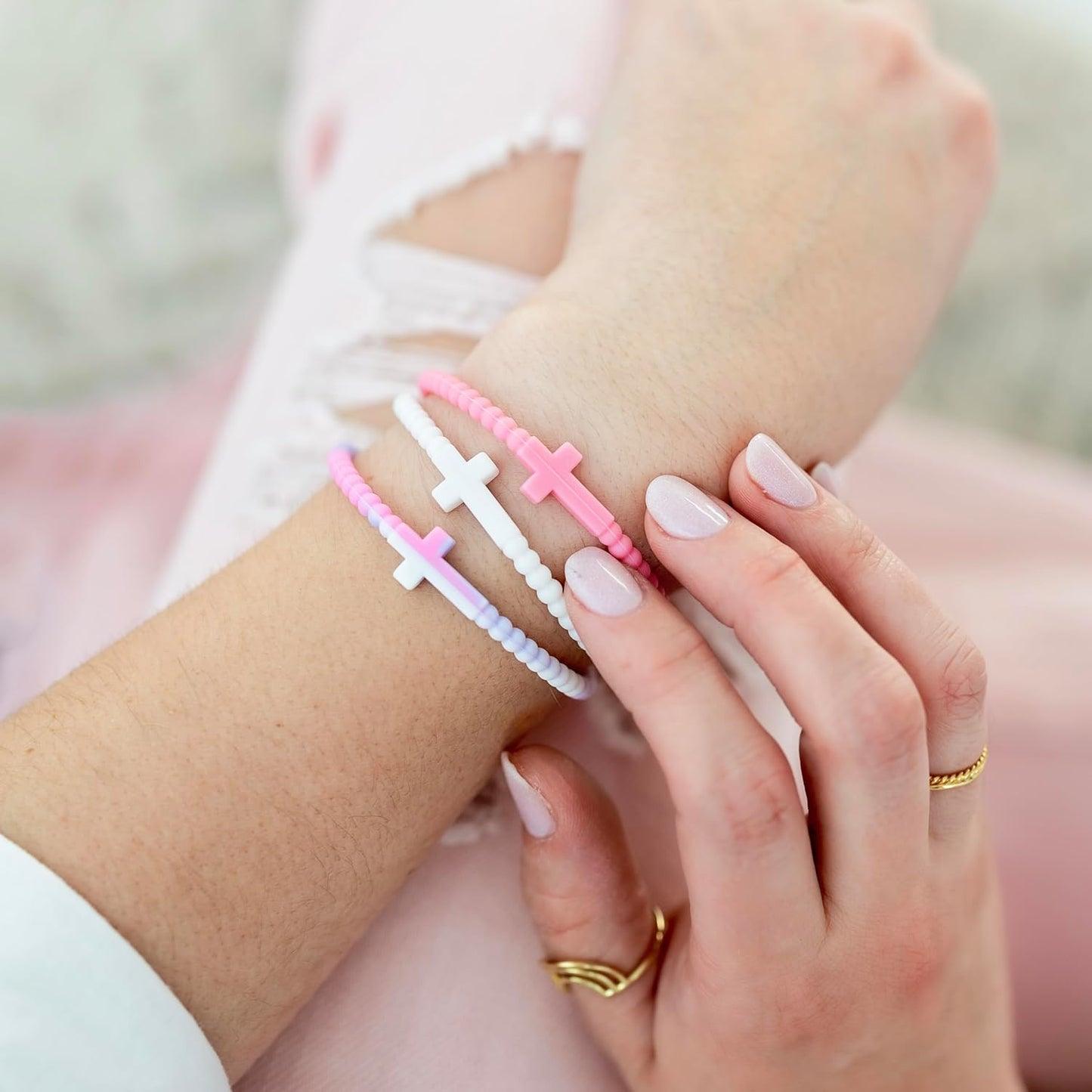 Manufacturer  Ryan & Rose Jesus Bracelets - Cross Silicone Bracelet  bracelets