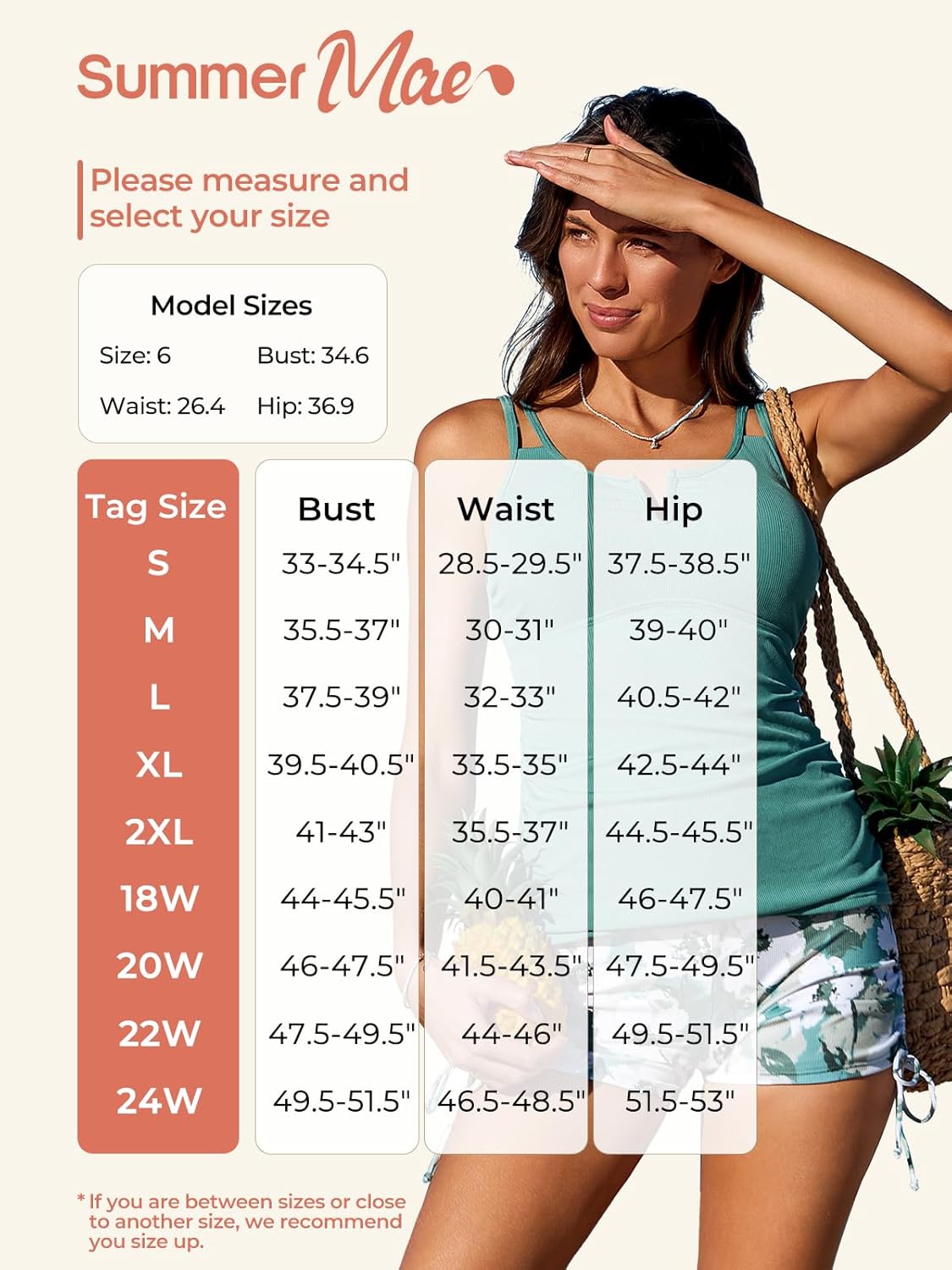 Manufacturer  Summer Mae Tankini Swimsuits for Women Bathing Suits Top Ruched Two Piece Tummy Control Round Neck with V-Wire Swim Suits  Swimsuit
