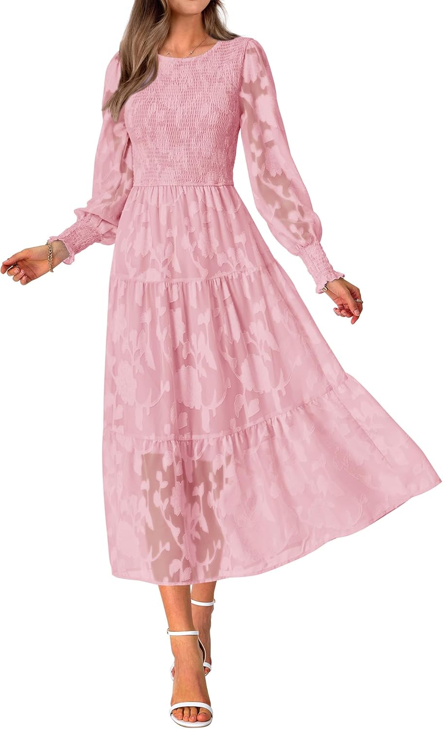 Manufacturer  BTFBM Wedding Guest Dresses for Women Fall Fashion  Casual Long Sleeve Floral Maxi Boho Homecoming Dress dresses