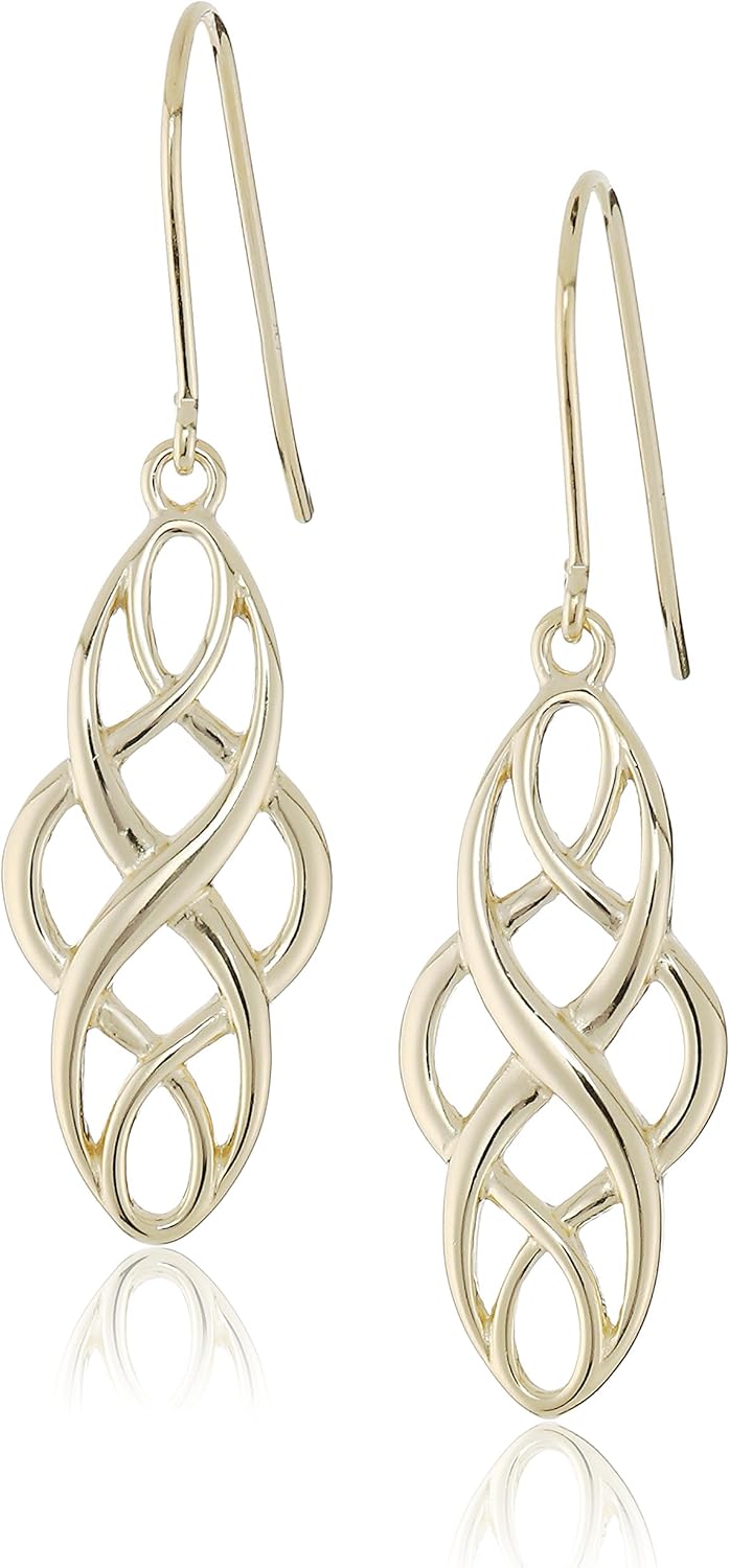Manufacturer  Amazon Essentials Dangle Earrings, Celtic Knot Design  earring