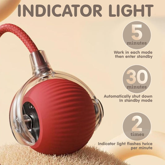 Manufacturer  Rocfish Durable Interactive Cat Toys for Indoor Cats, Smart Automatic Cat Chase Ball Toy, Upgraded Speedy Tail Kitten Toy for Bored Indoor Adult Pets (Red)    Cat toy